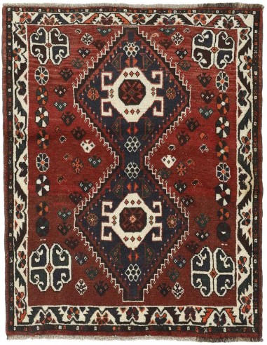 Hand made rug Shiraz Persia cm.105x137