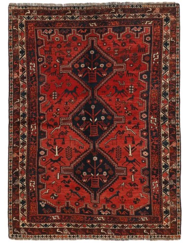 Hand made rug Shiraz Persia cm.173x246