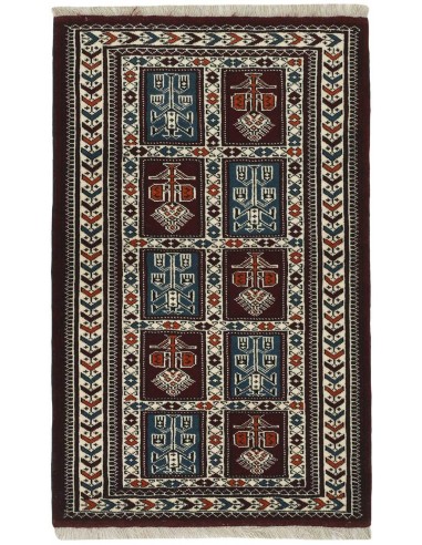 Hand made rug Torkaman Fine Persia cm.80x126