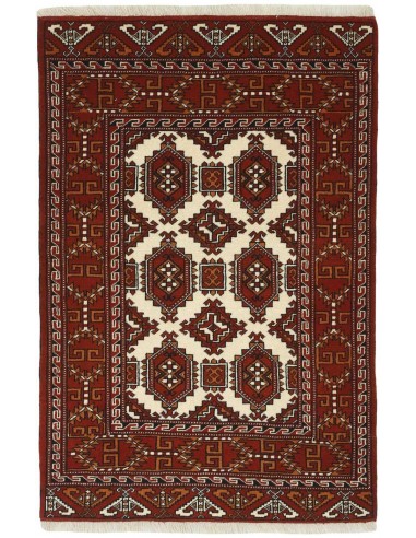 Hand made rug Torkaman Fine Persia cm.84x126