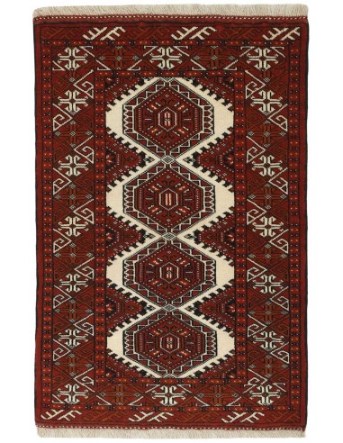Hand made rug Torkaman Fine Persia cm.80x116