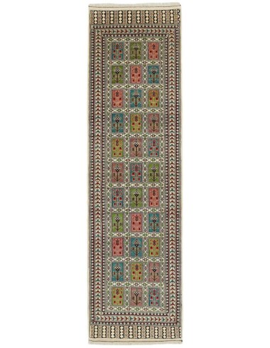Hand made rug Torkaman Fine Persia cm.85x294