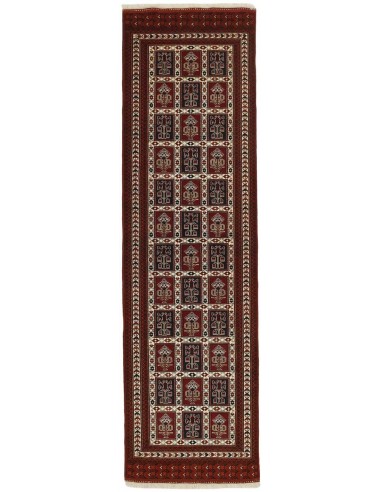Hand made rug Torkaman Fine Persia cm.86x302