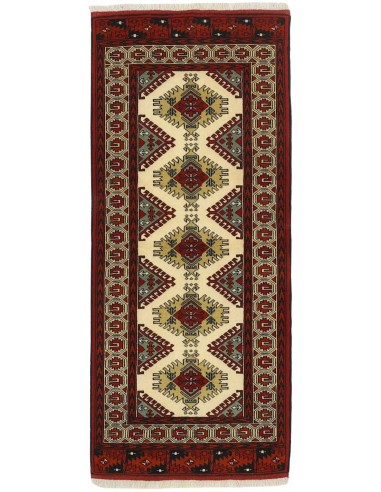 Hand made rug Torkaman Fine Persia cm.82x188
