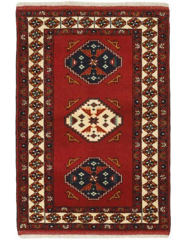 Hand made rug Torkaman Fine Persia cm.85x124