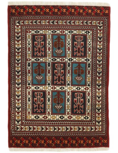 Hand made rug Torkaman Fine Persia cm.84x119