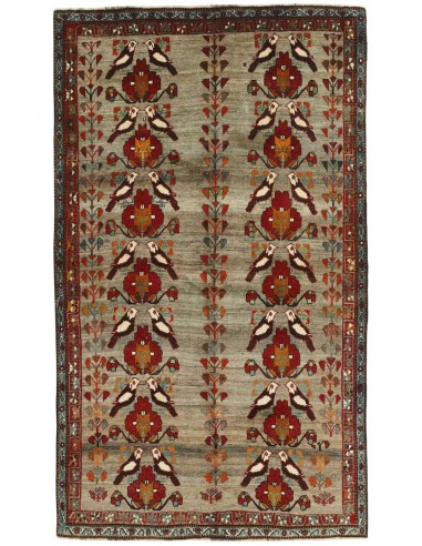 Hand made rug Kashghai Old Figural Persia cm.160x272