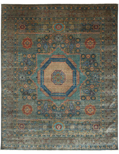 Mamlouk Pakistan grigio tenue e verde oliva scuro 251x317