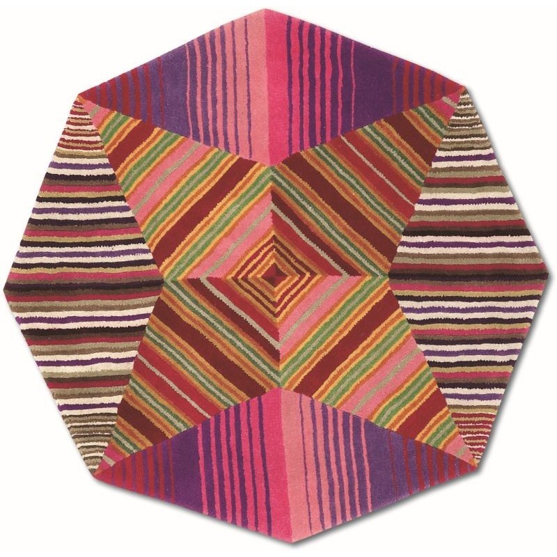 RUG NABARNIZ MISSONI T159 OTTAGONALE CM.110X110
