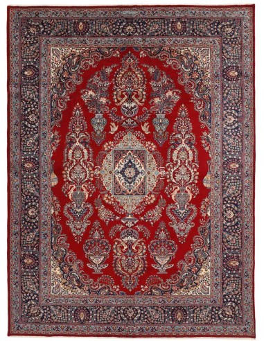 Hand made rug Mashad Persia cm.247x333