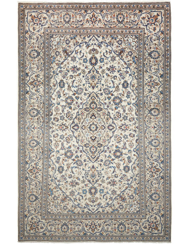 Kashan Persia argento e grigio ardesia scuro 195x302