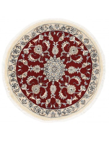 Hand made rug Nain Kashmar Persia cm.100x100