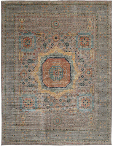 Mamlouk Pakistan grigio e grigio tenue 381x513