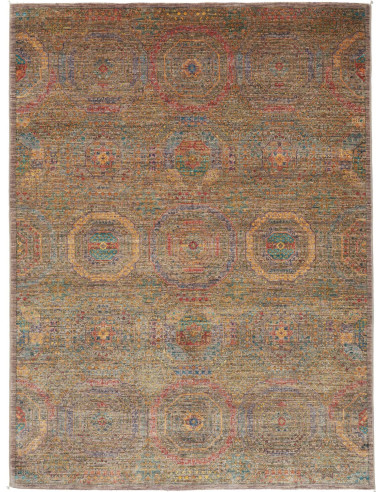 Mamlouk Pakistan grigio e abbronzatura 153x202