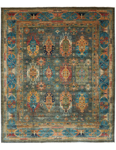 Tribal Pakistan grigio tenue e abbronzatura 253x295