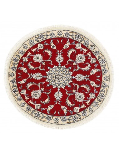 Hand made rug Nain Kashmar Persia cm.100x100