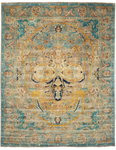 Shahi Fine Pakistan marrone rosato e grigio ardesia scuro 279x374