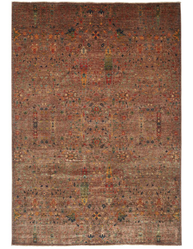 Shahi Fine Pakistan terra di siena e grigio chiaro 205x294