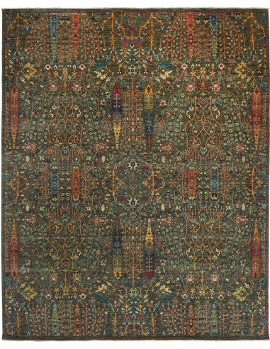 Shahi Fine Pakistan verde oliva scuro e kaki scuro 243x304