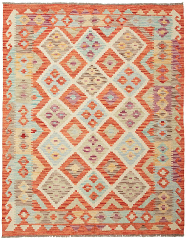 Kilim Pakistan abbronzatura e argento 150x196
