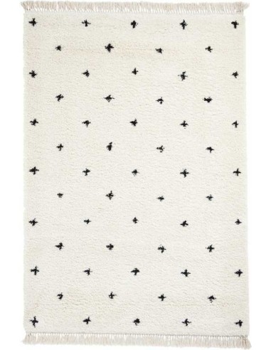 tappeto moderno Boho A475 White/Black