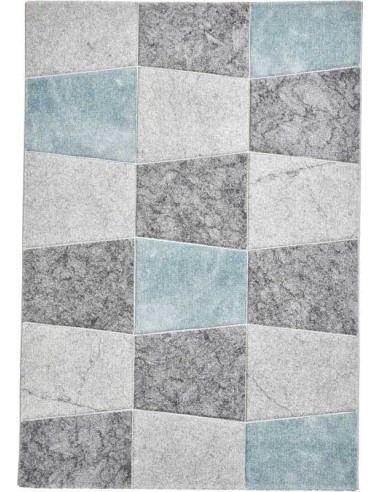 tappeto moderno Brooklyn 22192 Grey/Blue