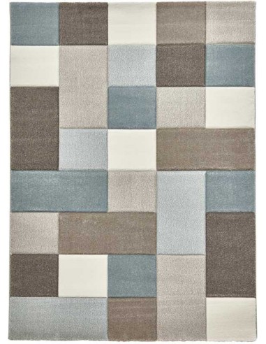 tappeto moderno Brooklyn 646 Beige/Blue