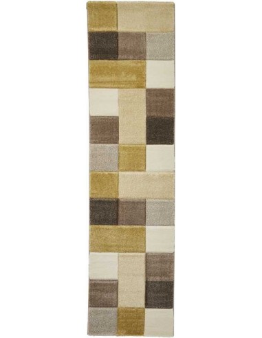 tappeto moderno Brooklyn 646 Beige/Yellow passatoia