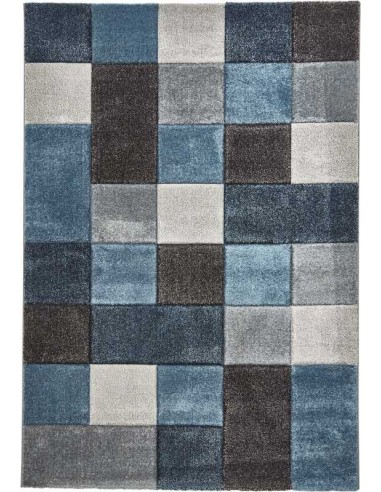 tappeto moderno Brooklyn 646 Blue/Grey