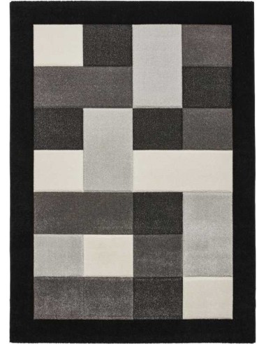 tappeto moderno Brooklyn BRK04 Black/Grey