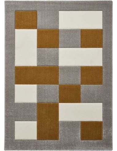 tappeto moderno Brooklyn BRK04 Grey/Yellow