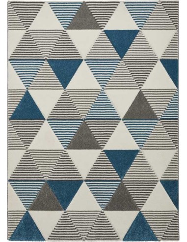 tappeto moderno Brooklyn BRK15 Grey/Blue