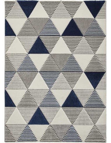 tappeto moderno Brooklyn BRK15 Grey/Navy