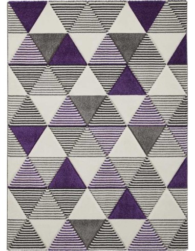 tappeto moderno Brooklyn BRK15 Grey/Purple