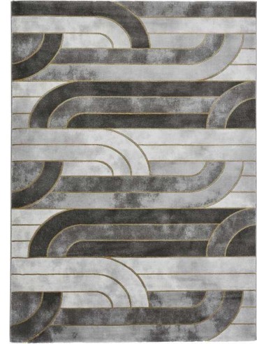 tappeto moderno Craft 23430 Grey/Gold