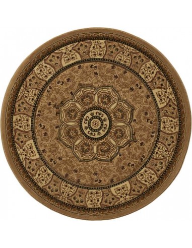 tappeto moderno Heritage 4400 Beige rotondo