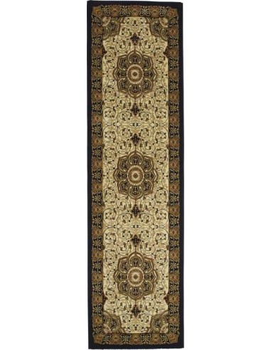 tappeto moderno Heritage 4400 Black/Cream