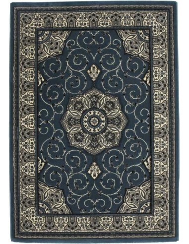 tappeto moderno Heritage 4400 Dark Blue passatoia