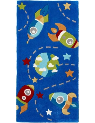 tappeto moderno Hong Kong 6149 Blue
