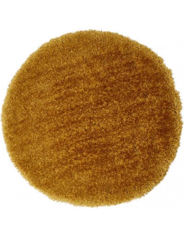 tappeto moderno Montana Yellow rotondo