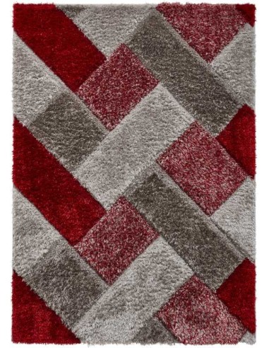 tappeto moderno Olympia 2239 Grey/Red