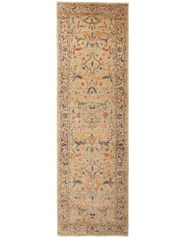 Zigler Fine Pakistan marrone rosato e grigio ardesia scuro 77x252