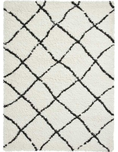 tappeto moderno Scandi Berber G257 White/Black