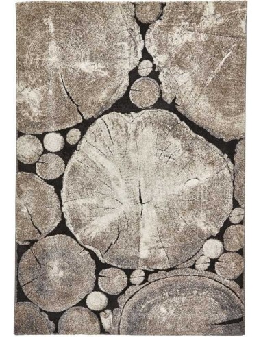 tappeto moderno Woodland 6318 Beige/Black