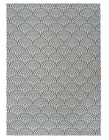 Tappeto moderno lavabile in lavatrice Arco Black - Collezione Art Deco - Carpet Decor - Turchia - 160x230, 200x300 cm - 24% coto