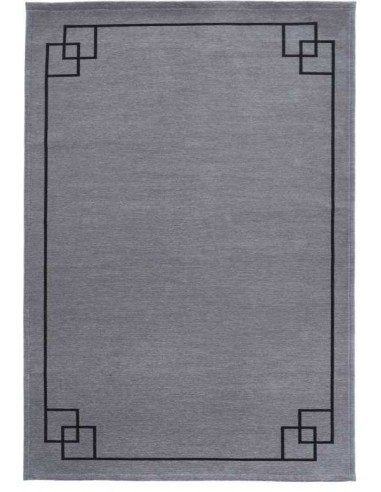 Tappeto moderno lavabile in lavatrice Soho Grey della collezione Art Deco - Carpet Decor, dimensioni disponibili 160x230, 200x30