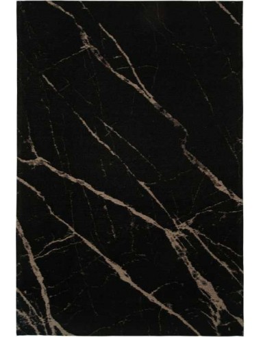 Tappeto moderno lavabile in lavatrice Pietra Black Honey collezione Stone Carpet Decor 160x230 200x300 72% poliestere 28% cotone