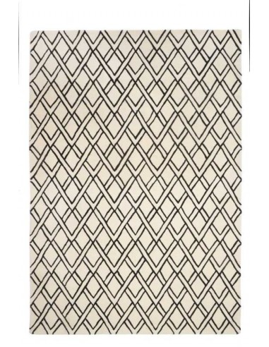 Tappeto moderno Brooklyn Black - Collezione Hand Made - Carpet Decor - 100% lana - Fatto a mano - India - 160x230, 200x300 cm