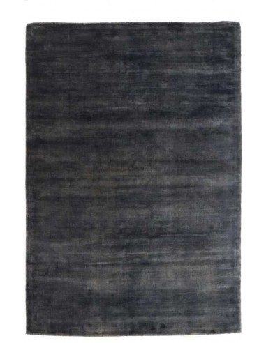 Tappeto moderno Plain Steel Grey, collezione Hand Made, 100% viscosa, fatto a mano, India.