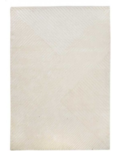 Tappeto moderno Sierra Ivory, collezione Hand Made, 100% viscosa, fatto a mano, India.